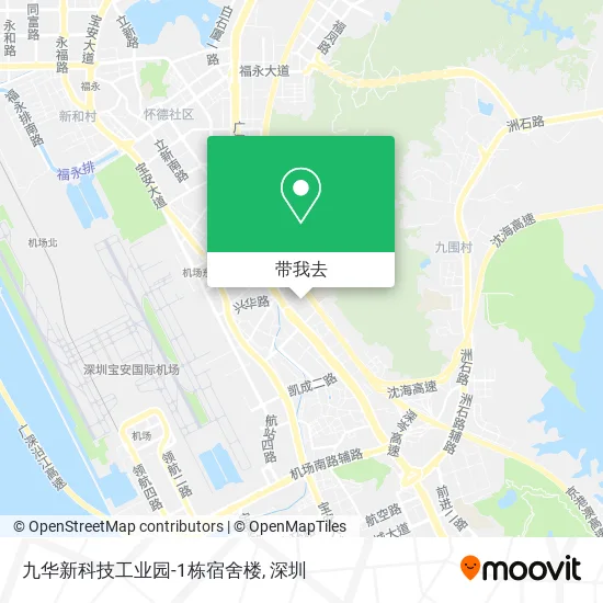 九华新科技工业园-1栋宿舍楼地图