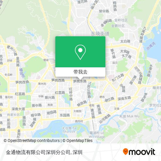 金通物流有限公司深圳分公司地图