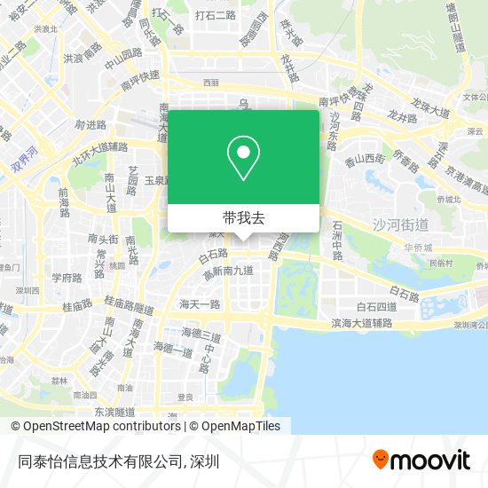 同泰怡信息技术有限公司地图