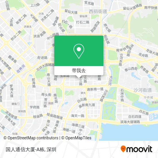 国人通信大厦-A栋地图