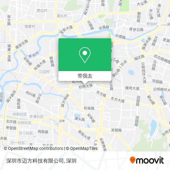 深圳市迈方科技有限公司地图