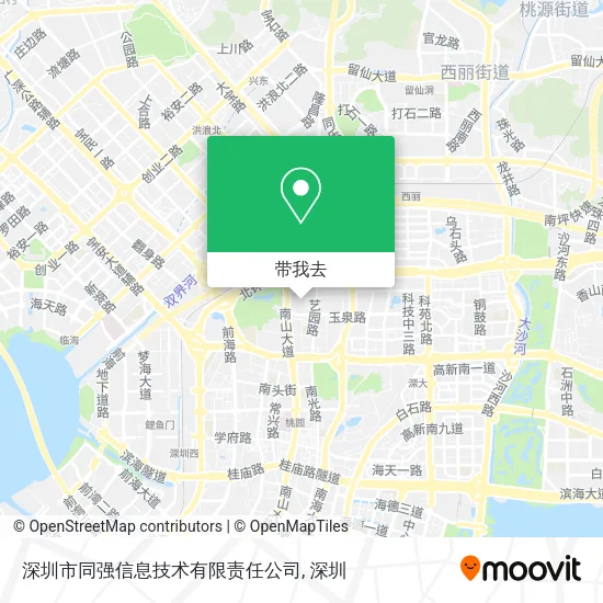 深圳市同强信息技术有限责任公司地图