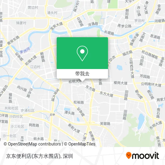 京东便利店(东方水围店)地图