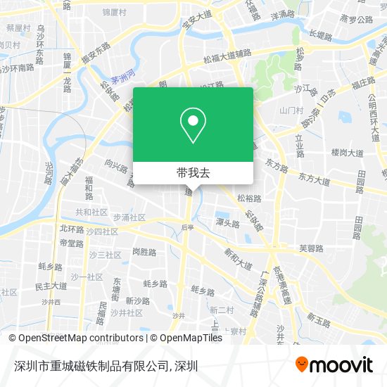 深圳市重城磁铁制品有限公司地图