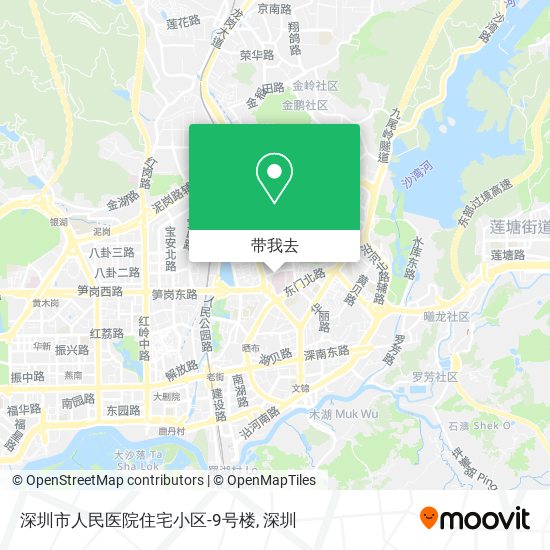 深圳市人民医院住宅小区-9号楼地图