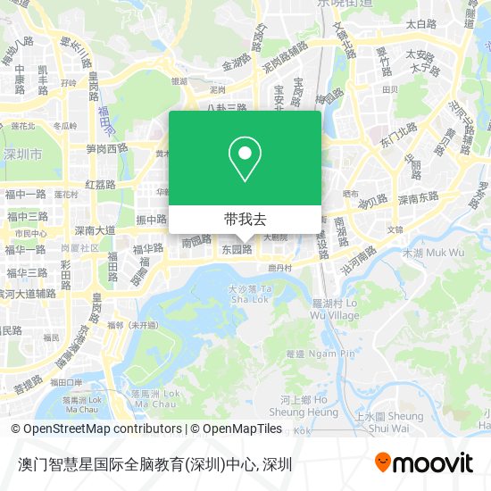澳门智慧星国际全脑教育(深圳)中心地图