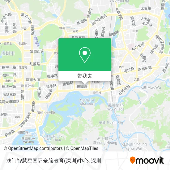 澳门智慧星国际全脑教育(深圳)中心地图
