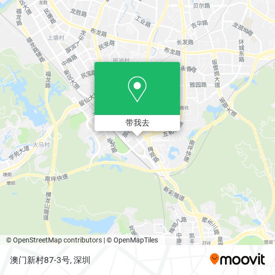 澳门新村87-3号地图