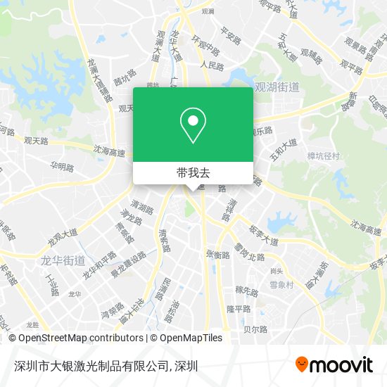 深圳市大银激光制品有限公司地图