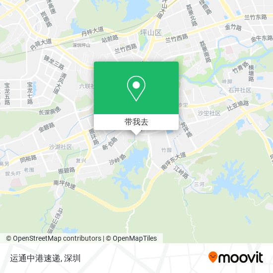 运通中港速递地图
