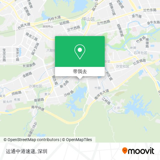 运通中港速递地图