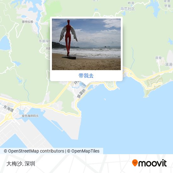 大梅沙地图