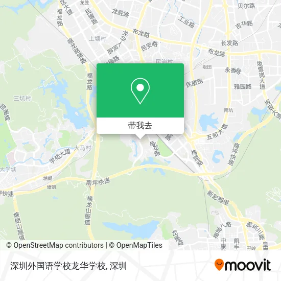 深圳外国语学校龙华学校地图