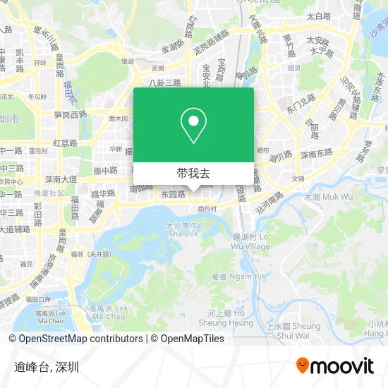 逾峰台地图