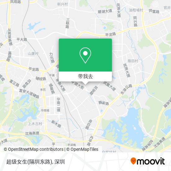 超级女生(隔圳东路)地图