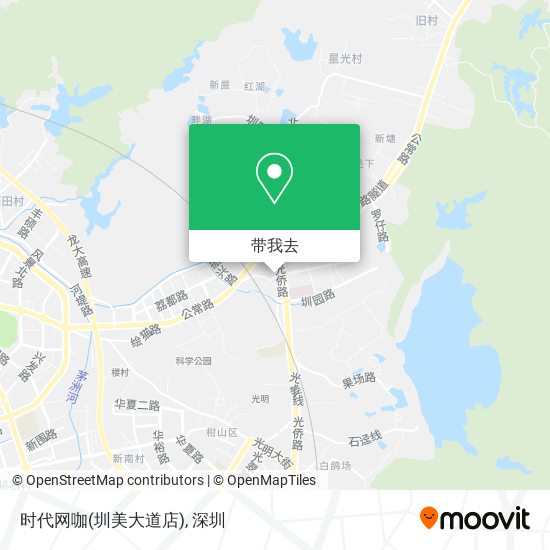 时代网咖(圳美大道店)地图