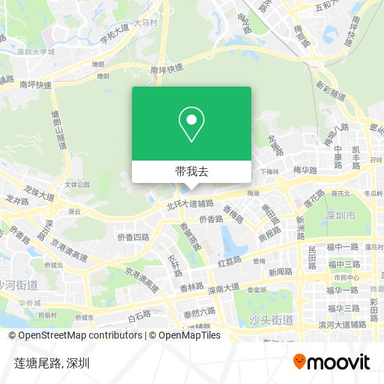 莲塘尾路地图