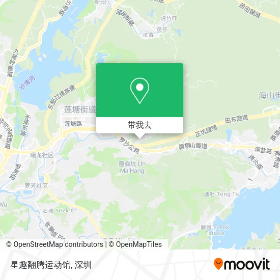 星趣翻腾运动馆地图