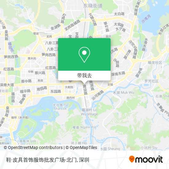 鞋·皮具首饰服饰批发广场-北门地图