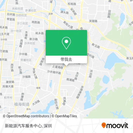 新能源汽车服务中心地图