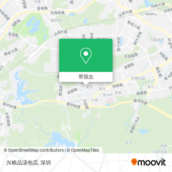 兴粮品汤包店地图