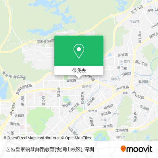 艺特皇家钢琴舞蹈教育(悦澜山校区)地图
