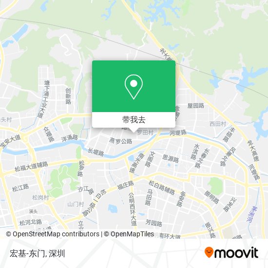 宏基-东门地图