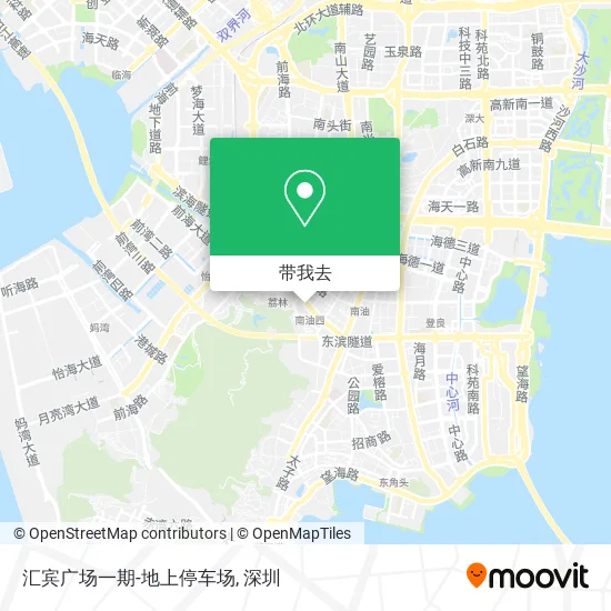 汇宾广场一期-地上停车场地图