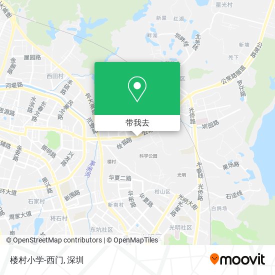 楼村小学-西门地图