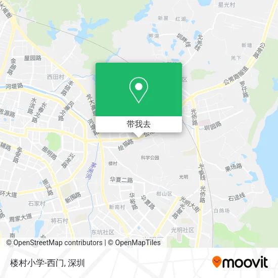 楼村小学-西门地图