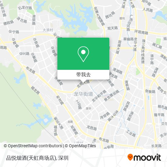 品悦烟酒(天虹商场店)地图