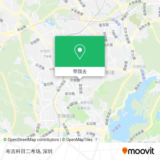布吉科目二考场地图