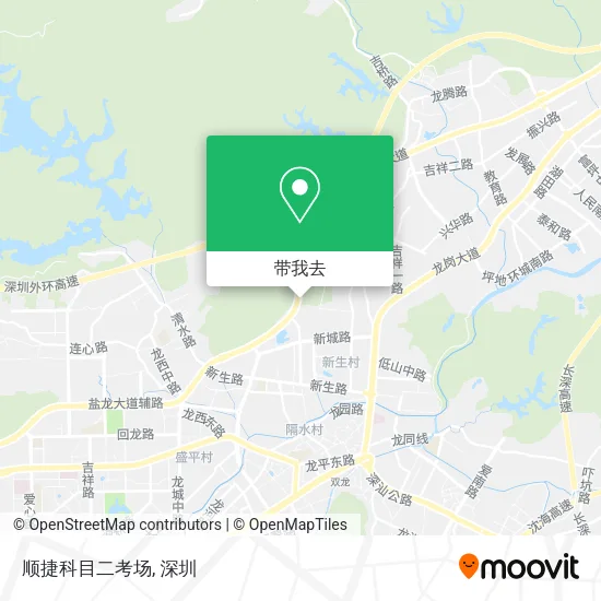 顺捷科目二考场地图