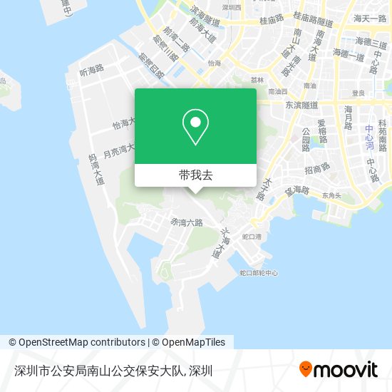 深圳市公安局南山公交保安大队地图