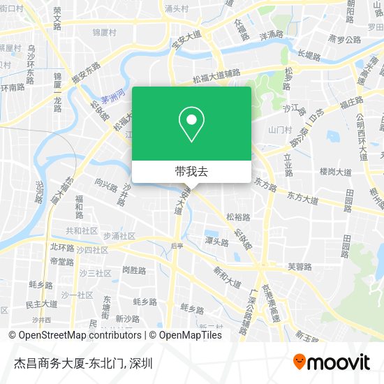 杰昌商务大厦-东北门地图