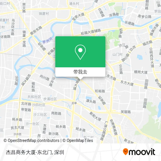 杰昌商务大厦-东北门地图