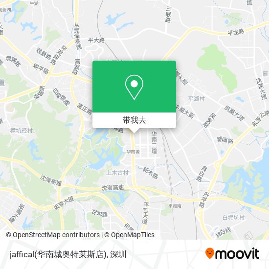 jaffical(华南城奥特莱斯店)地图