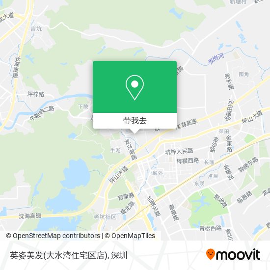 英姿美发(大水湾住宅区店)地图