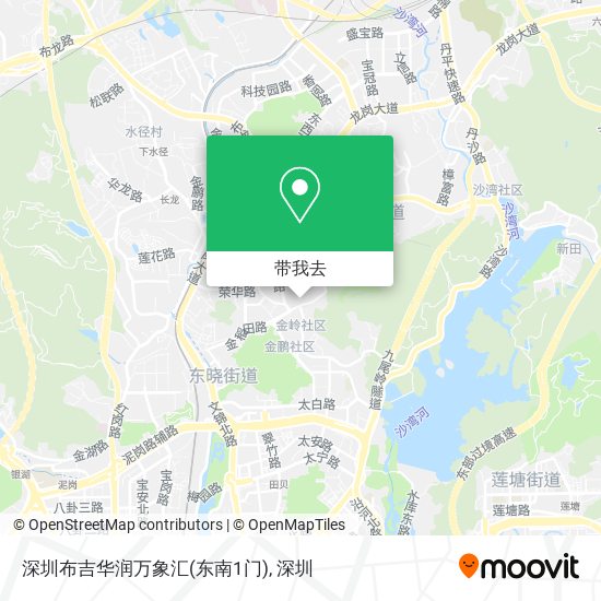 深圳布吉华润万象汇(东南1门)地图