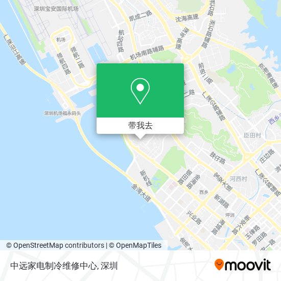 中远家电制冷维修中心地图