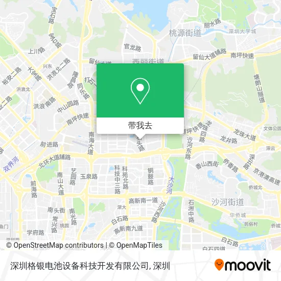 深圳格银电池设备科技开发有限公司地图