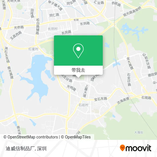 迪威信制品厂地图