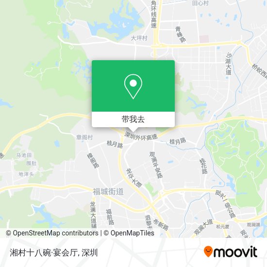 湘村十八碗·宴会厅地图