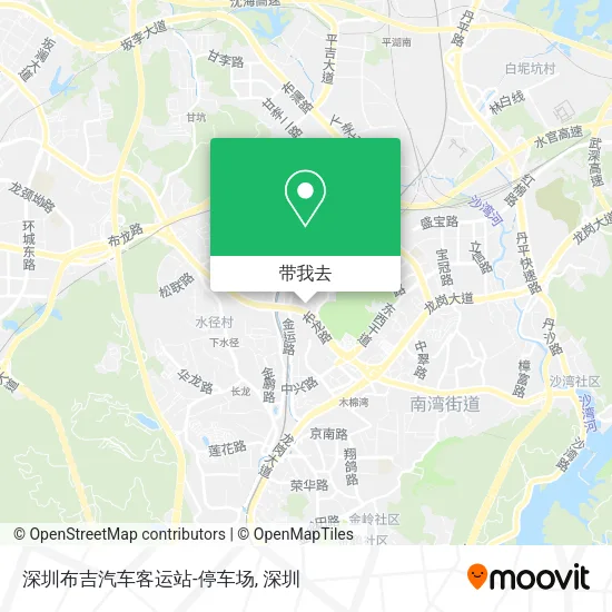 深圳布吉汽车客运站-停车场地图