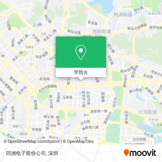 同洲电子股份公司地图