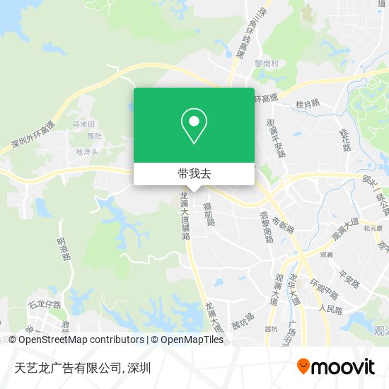 天艺龙广告有限公司地图