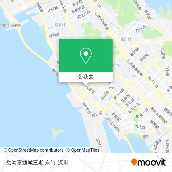 碧海富通城三期-东门地图