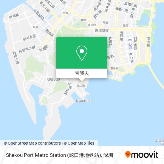 Shekou Port Metro Station (蛇口港地铁站)地图