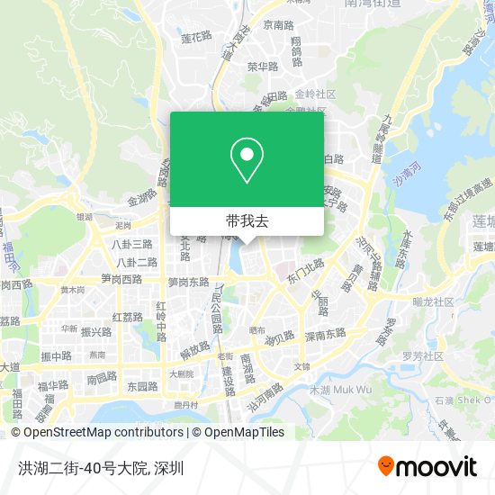 洪湖二街-40号大院地图
