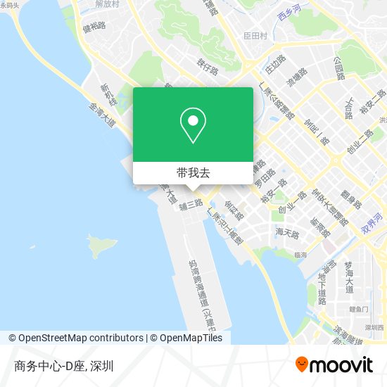 商务中心-D座地图